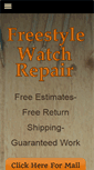 Mobile Screenshot of freestylewatchrepair.com